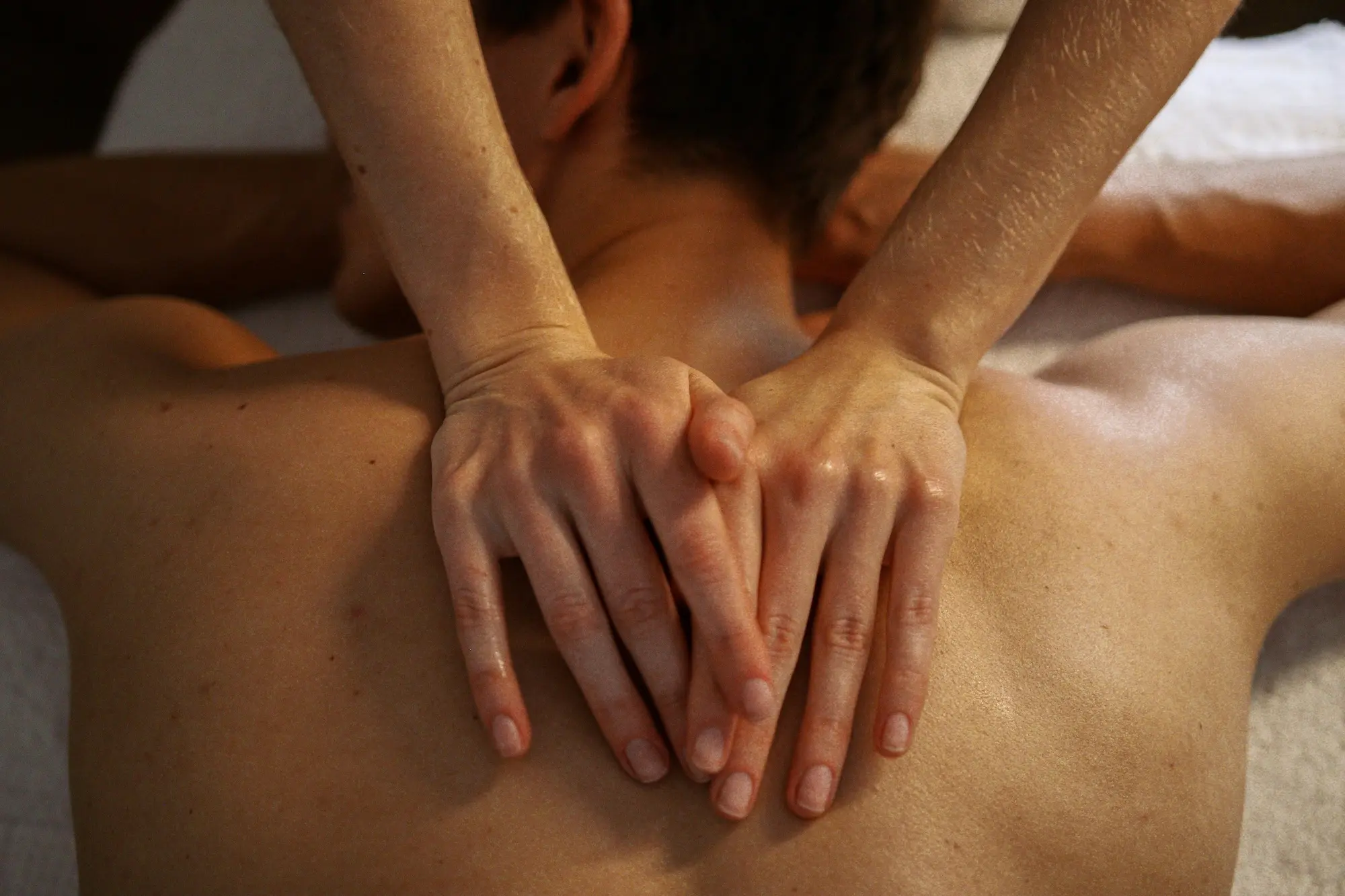 Deep pressure massage at AMBAR